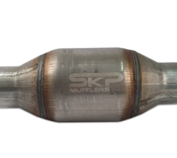 Universal EPA Round Bullet-Type Catalytic Converter for Vehicles up to 3800cc SKP